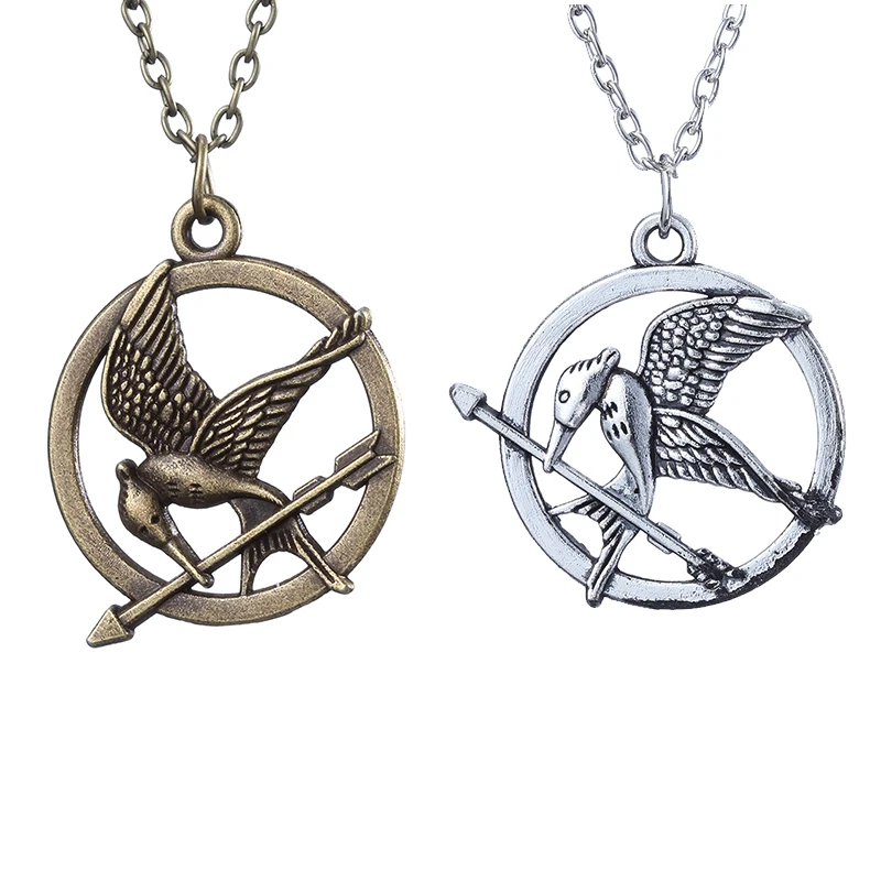 Fashion Jewelry Movie Charm hunger game Pendant Necklace For Men And Women